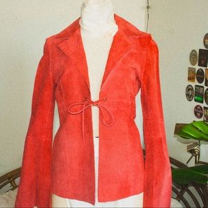 Vintage Wet Seal 100% Leather Blazer